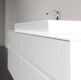 Тумба під раковину Villeroy&Boch Collaro 120х50 см ДСП білий матовий C08700MS