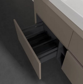 Тумба під раковину Villeroy & Boch Collaro 120х50 см ДСП сірий трюфель C08700VG