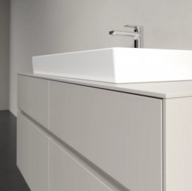 Тумба под раковину Villeroy & Boch Collaro 120х50 см ДСП мягкий серый C08700VK