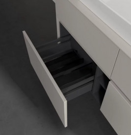 Тумба под раковину Villeroy & Boch Collaro 120х50 см ДСП мягкий серый C08700VK
