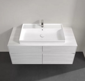 Тумба под раковину Villeroy & Boch Collaro 120х50 см ДСП белое дерево C08700E8