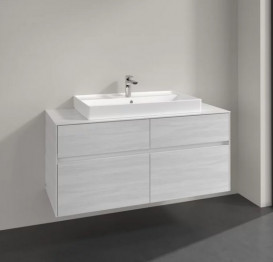 Тумба под раковину Villeroy & Boch Collaro 120х50 см ДСП белое дерево C08700E8