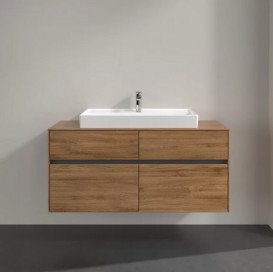 Тумба під раковину Villeroy & Boch Collaro 120х50 см ДСП дуб канзас C08700RH