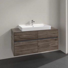 Тумба под раковину Villeroy & Boch Collaro 120х50 см ДСП каменный дуб C08700RK