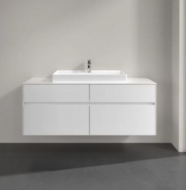 Тумба под раковину Villeroy & Boch Collaro 140х50 см ДСП белый матовый C08800MS