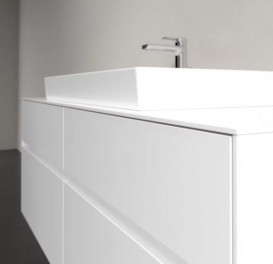 Тумба под раковину Villeroy & Boch Collaro 140х50 см ДСП белый матовый C08800MS