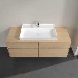 Тумба під раковину Villeroy&Boch Collaro 140х50 см ДСП північний дуб C08800VJ