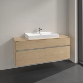 Тумба під раковину Villeroy&Boch Collaro 140х50 см ДСП північний дуб C08800VJ