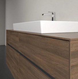 Тумба під раковину Villeroy & Boch Collaro 140х50 см ДСП дуб аризона C08800VH