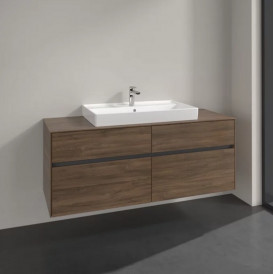 Тумба під раковину Villeroy & Boch Collaro 140х50 см ДСП дуб аризона C08800VH