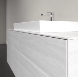 Тумба под раковину Villeroy & Boch Collaro 140х50 см ДСП белое дерево C08800E8