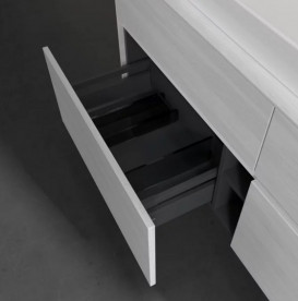 Тумба под раковину Villeroy & Boch Collaro 140х50 см ДСП белое дерево C08800E8