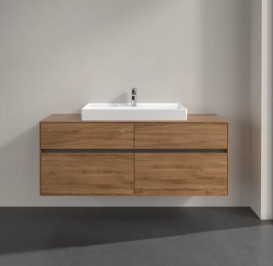 Тумба под раковину Villeroy & Boch Collaro 140х50 см ДСП дуб канзас C08800RH