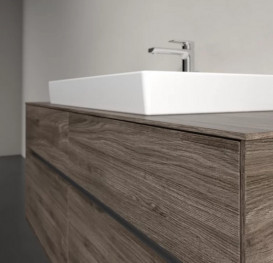 Тумба под раковину Villeroy & Boch Collaro 140х50 см ДСП каменный дуб C08800RK