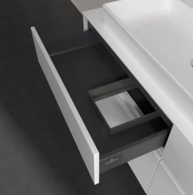 Тумба під раковину Villeroy&Boch Collaro 140х50 см МДФ глянсовий білий C08900DH