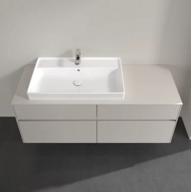 Тумба под раковину Villeroy & Boch Collaro 140х50 см ДСП мягкий серый C08900VK