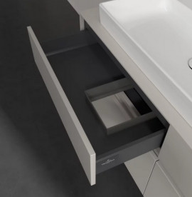 Тумба под раковину Villeroy & Boch Collaro 140х50 см ДСП мягкий серый C08900VK