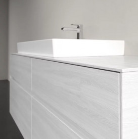 Тумба под раковину Villeroy & Boch Collaro 140х50 см ДСП белое дерево C08900E8