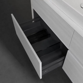 Тумба под раковину Villeroy & Boch Collaro 140х50 см ДСП белое дерево C08900E8