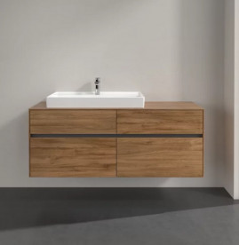 Тумба під раковину Villeroy & Boch Collaro 140х50 см ДСП дуб канзас C08900RH