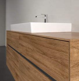 Тумба под раковину Villeroy & Boch Collaro 140х50 см ДСП дуб канзас C08900RH