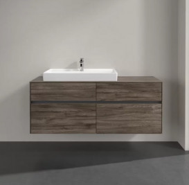 Тумба под раковину Villeroy & Boch Collaro 140х50 см ДСП каменный дуб C08900RK