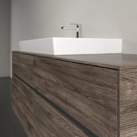 Тумба под раковину Villeroy & Boch Collaro 140х50 см ДСП каменный дуб C08900RK