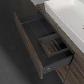 Тумба под раковину Villeroy & Boch Collaro 140х50 см ДСП каменный дуб C08900RK