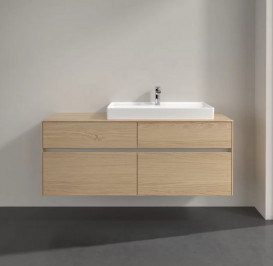 Тумба под раковину Villeroy & Boch Collaro 140х50 см ДСП северный дуб C09000VJ