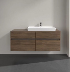 Тумба под раковину Villeroy & Boch Collaro 140х50 см ДСП дуб аризона C09000VH