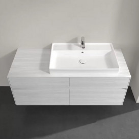 Тумба под раковину Villeroy & Boch Collaro 140х50 см ДСП белое дерево C09000E8