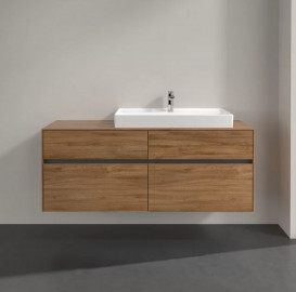 Тумба под раковину Villeroy & Boch Collaro 140х50 см ДСП дуб канзас C09000RH