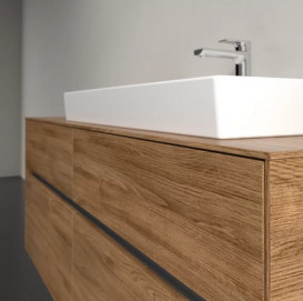 Тумба под раковину Villeroy & Boch Collaro 140х50 см ДСП дуб канзас C09000RH