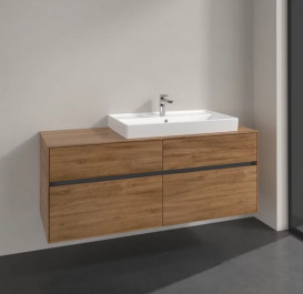 Тумба под раковину Villeroy & Boch Collaro 140х50 см ДСП дуб канзас C09000RH
