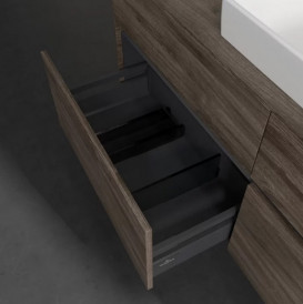 Тумба под раковину Villeroy & Boch Collaro 140х50 см ДСП каменный дуб C09000RK