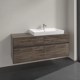 Тумба под раковину Villeroy & Boch Collaro 140х50 см ДСП каменный дуб C09000RK