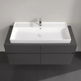 Тумба під раковину Villeroy&Boch Collaro 120х50 см МДФ глянсовий сірий C09100FP