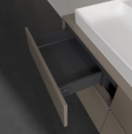 Тумба под раковину Villeroy & Boch Collaro 120х50 см ДСП трюфель серый C09100VG