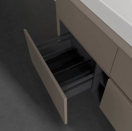 Тумба под раковину Villeroy & Boch Collaro 120х50 см ДСП трюфель серый C09100VG