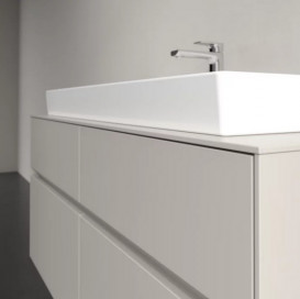 Тумба під раковину Villeroy&Boch Collaro 120х50 см ДСП м'який сірий C09100VK