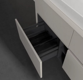 Тумба під раковину Villeroy&Boch Collaro 120х50 см ДСП м'який сірий C09100VK