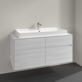 Тумба под раковину Villeroy & Boch Collaro 120х50 см ДСП белое дерево C09100E8