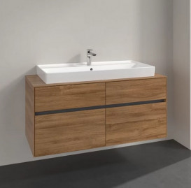Тумба под раковину Villeroy & Boch Collaro 120х50 см ДСП дуб канзас C09100RH