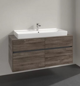 Тумба под раковину Villeroy & Boch Collaro 120х50 см ДСП каменный дуб C09100RK