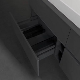 Тумба під раковину Villeroy&Boch Collaro 140х50 см МДФ глянсовий сірий C09200FP