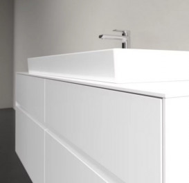 Тумба под раковину Villeroy & Boch Collaro 140х50 см ДСП белый матовый C09200MS