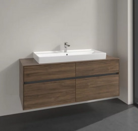 Тумба под раковину Villeroy & Boch Collaro 140х50 см ДСП дуб аризона C09200VH