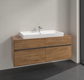 Тумба под раковину Villeroy & Boch Collaro 140х50 см ДСП дуб канзас C09200RH