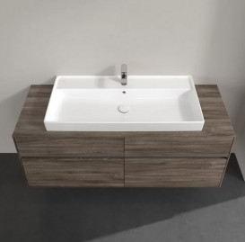 Тумба под раковину Villeroy & Boch Collaro 140х50 см ДСП каменный дуб C09200RK