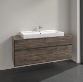 Тумба под раковину Villeroy & Boch Collaro 140х50 см ДСП каменный дуб C09200RK